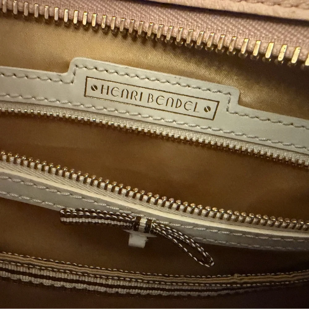 Henri Bendel Pink Satchel with Tassel and Chain - Picture 6 of 8
